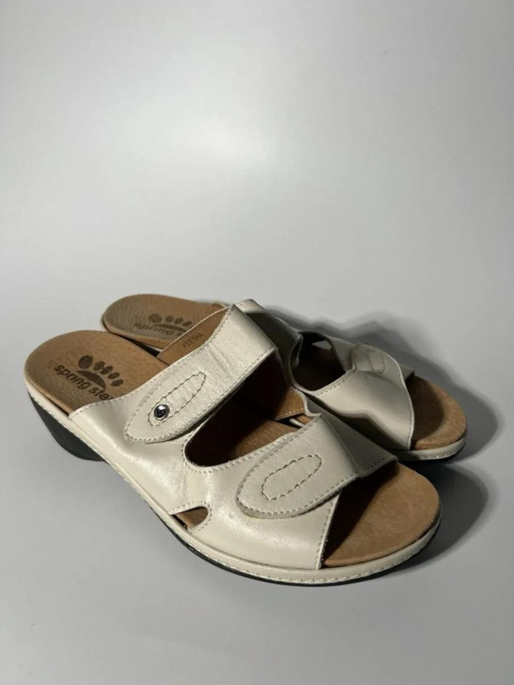 Spring Step Keesha Women’s Leather Shoes Tan EU 38 US 7.5-8 Comfort Casual
